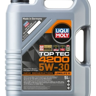 LIQUI MOLY 5W30 Motor Yağı Tam Sentetik TOP TEC 4200 5 Litre (8973)