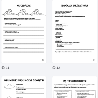SINAV KAYGISI ETK. KİTAPÇIĞI (LİSE)