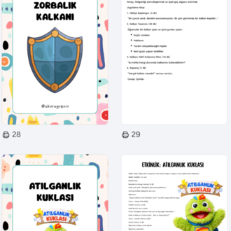 İLKOKUL ATILGANLIK BECERİLERİ ETK KİTAPÇIĞI