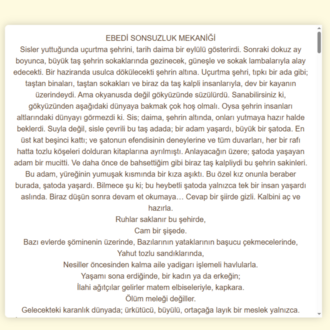 Kişiye özel dijital mektup - hikaye