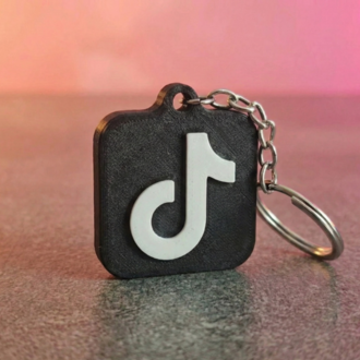Akıllı NFC TikTok Profil Anahtarlığı - Tek Dokunuşla Profilini Paylaş