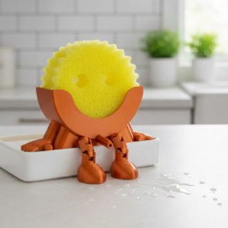 Scrub Daddy Tutucu | Akıllı Tahliye Sistemli Mutfak Düzenleyici