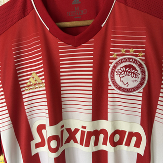 Orijinal Olympiacos 2020-21 Ousseynou Ba Koleksiyonluk İç Saha Forması (M)