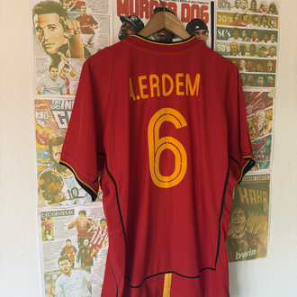 Orijinal Galatasaray 2002-03 Arif Erdem Koleksiyonluk Alternatif Kırmızı Forması (L)
