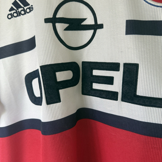 Orijinal Bayern Münih 1998-99 Koleksiyonluk Vintage Yakalı Beyaz Forması (M)