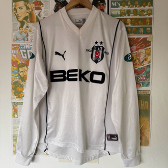 Orijinal Beşiktaş 2002-03 100.Yıl Koleksiyonluk Vintage Şampiyonluk Forması (L)