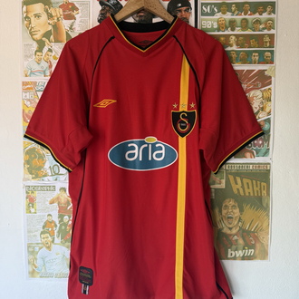 Orijinal Galatasaray 2002-03 Arif Erdem Koleksiyonluk Alternatif Kırmızı Forması (L)