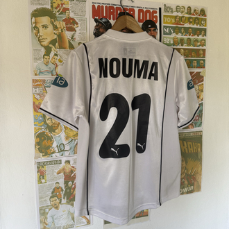 Orijinal Beşiktaş 2002-2003 Pascal Nouma 100.Yıl Koleksiyonluk Beyaz Forması (S)