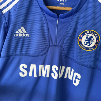 Orijinal Chelsea 2009-10 Didier Drogba Koleksiyonluk İç Saha Forması (L)