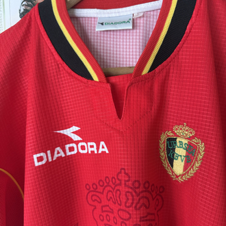 Orijinal Belçika Milli Takım 1997-98 Koleksiyonluk Vintage FIFA 1998 Dünya Kupası Forması 