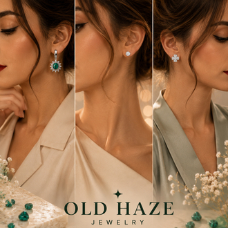 Çelik Set Küpe Silver