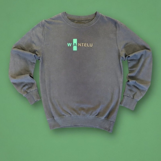 Wantelu siyah sweatshirt Rahat fit Zamansız parça.
