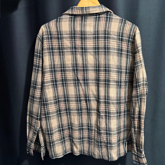 Vintage Ekose Oversize Gömlek