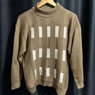 Kahverengi Vintage Triko Kazak