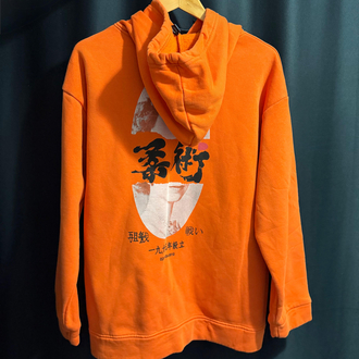 Vintage Turuncu Hoodie