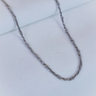 Silver Twist Kolye