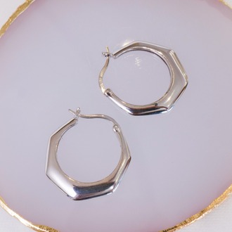 Silver Apex Forms Küpe