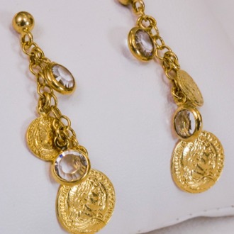 Golden Nysa Küpe