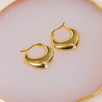 Liquid Gold Arcs Küpe