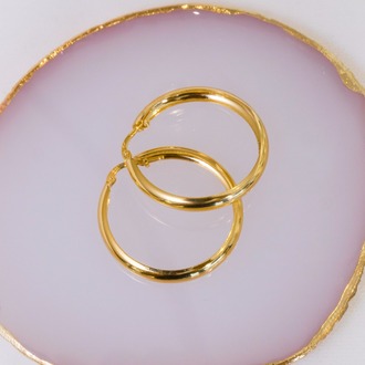 Timeless Gold Loops Küpe