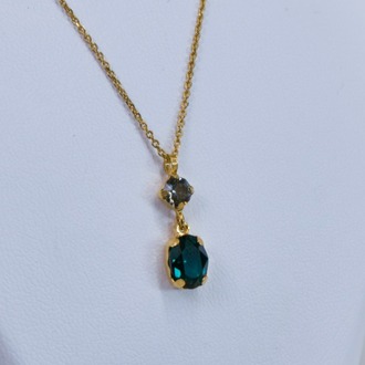 Emerald Cascade Radiance Kolye