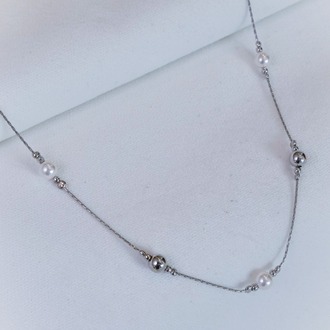 Pearl Silver Harmony Kolye