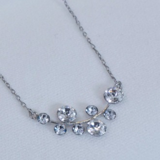 Silver Stone Branch Kolye