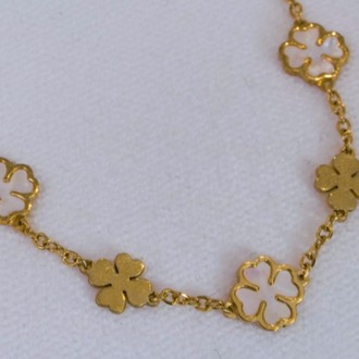 Golden Clover Light Bileklik