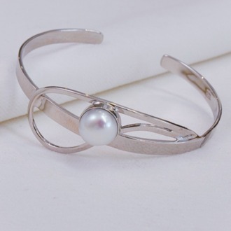 Moonlit Tide Pearl Bileklik