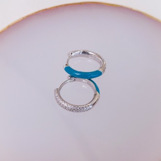 Ocean Breeze Pavé Küpe