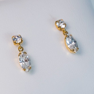 Golden Dewdrop Glimmer Küpe