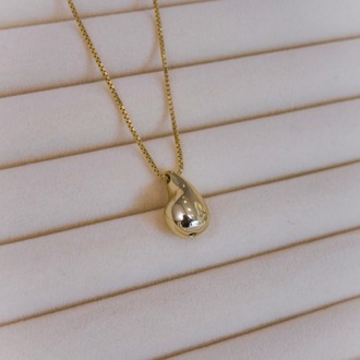 Liquid Gold Drop Kolye