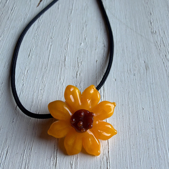 Ayçiçeği kolye