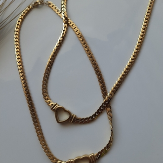Gold Kalp Kolye