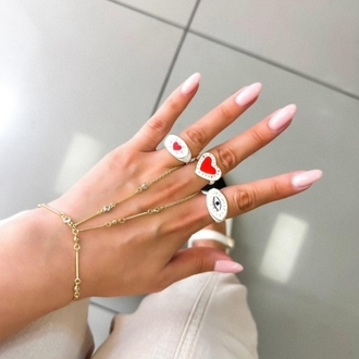 Zara Mineli 3lü set Yüzük