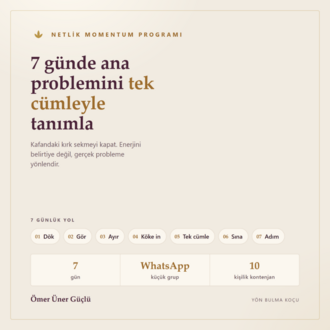 Netlik Momentum Programı (7 Günlük)
