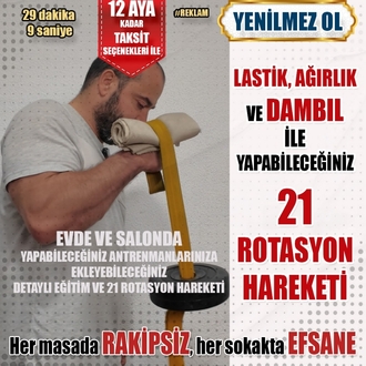 ROTASYON KASLARINIZIN DEMİR GİBİ OLMASI İÇİN 21 HAREKET 