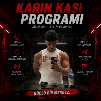  Kişiye Özel Bilimsel Karın Kası Gelişim Programı