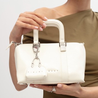 SISLEY Parıltılı Deri El ve Kol Çantası sly358