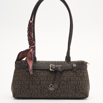 BENETTON Monogram Desen Kol Çantası bnt1911