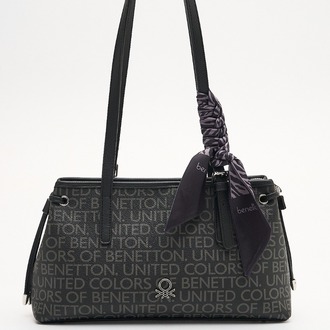 BENETTON Monogram Desen Kol Çantası bnt1910