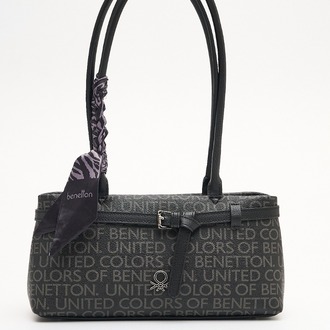 BENETTON Monogram Desen Kol Çantası bnt1911