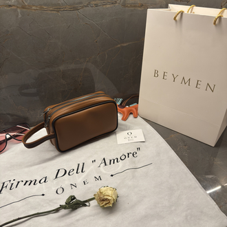 •Onem - El Çantası Deri Karamel