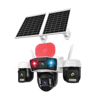 OKAM PRO PREMİUM 4G-335B 4 KAMERALI 7/24 KAYIT SİM KARTLI GÜNEŞ ENERJİLİ GÜVENLİK KAMERASI