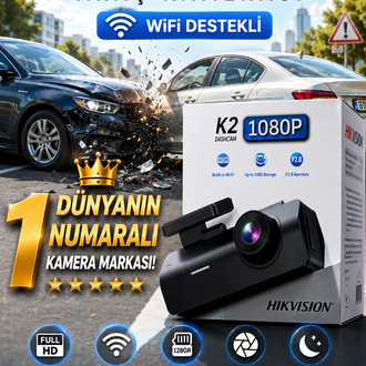 Hikvision K2 Dashcam WİFİ Araç Kamerası