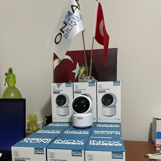inoxdigital - X107 3MP Bebek / Bakıcı / Evcil Hayvan Kablosuz WİFİ Güvenlik Kamerası