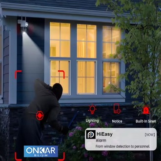 6MP 1080P Full HD Wi-Fi Çift Lensli Gece Görüşlü Suya Dayanıklı Dış Ortam Kamera