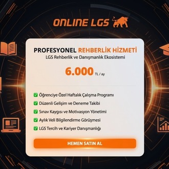 Online LGS - Profesyonel Rehberlik Hizmeti (Aylık)