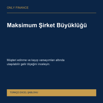Maksimum Şirket Büyüklüğü — Türkçe Excel