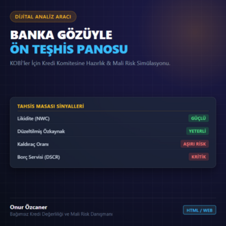 Banka Gözüyle Bilanço Ön Teşhis Panosu